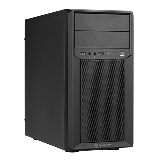 Корпус SilverStone SST-FA313-B-C, mATX, Midi-Tower, USB 3.0, USB Type-C, черный, без БП (G41FA313BC00020)