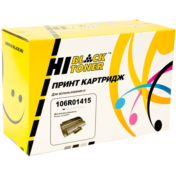 

Картридж лазерный Hi-Black HB-106R01415 (106R01415), черный, 10000 страниц, совместимый для Xerox Phaser 3435