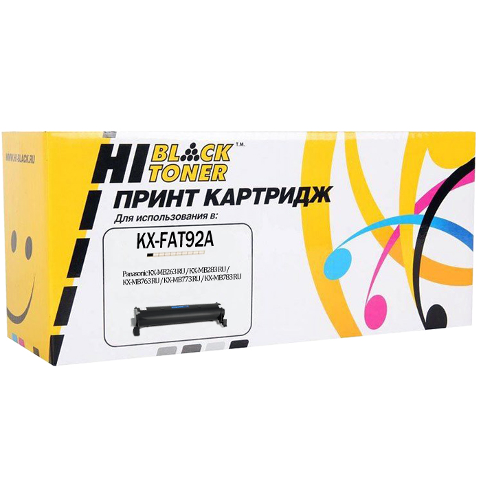 

Картридж лазерный Hi-Black HB-KX-FAT92A (KX-FAT92A), черный, 2000 страниц, совместимый, для Panasonic KX-MB263 RU / KX-MB283 RU / KX-MB763 RU / KX-MB773 RU / KX-MB783 RU