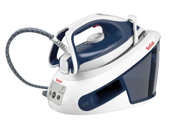 Парогенератор Tefal EXPRESS AIRGLIDE SV8001E1 2.38 кВт, синий/белый (1830007548), цвет синий/белый