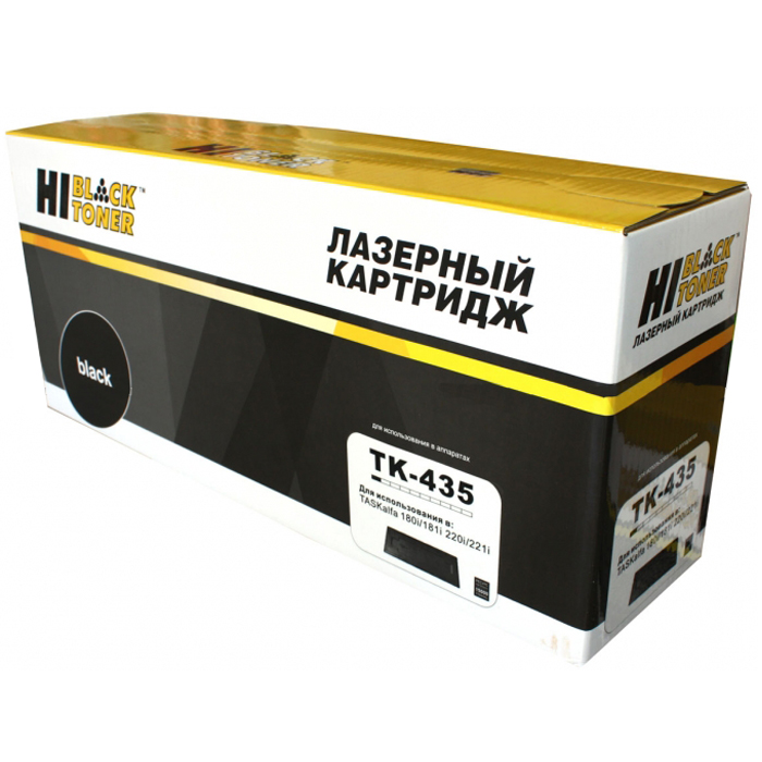 

Картридж лазерный Hi-Black HB-TK-435 (TK-435), черный, 15000 страниц, совместимый для Kyocera TASKalfa-180/181/220/221