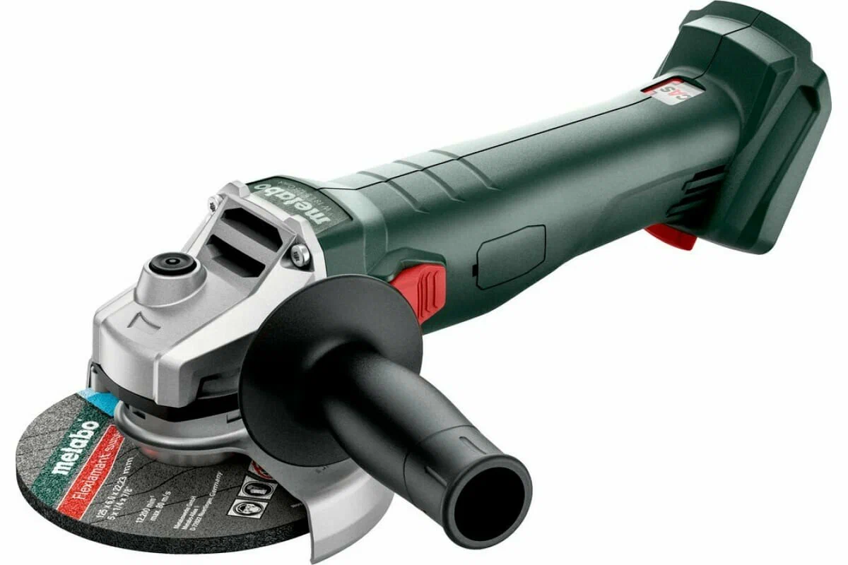 

УШМ (болгарка) Metabo W 18 L 9-125, аккумуляторная, 12.5 см, 8500 об/мин, Li-Power, 18 В, 5.2 А·ч, 2 Акб, 2.3 кг (602249650), W 18 L 9-125