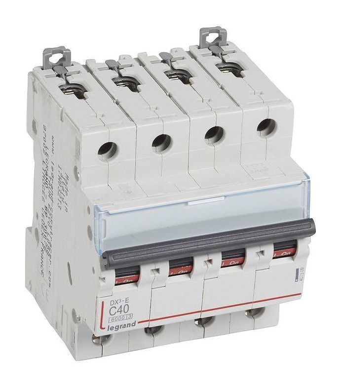 

Выключатель автоматический Legrand DX3-E четырехполюсный (4P/4П) 40А C 6кА (407309)