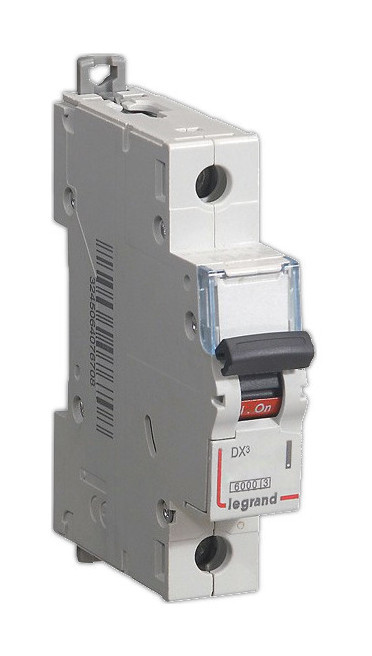 

Выключатель автоматический Legrand DX3 однополюсный (1P/1П) 32А B 10кА (407435)