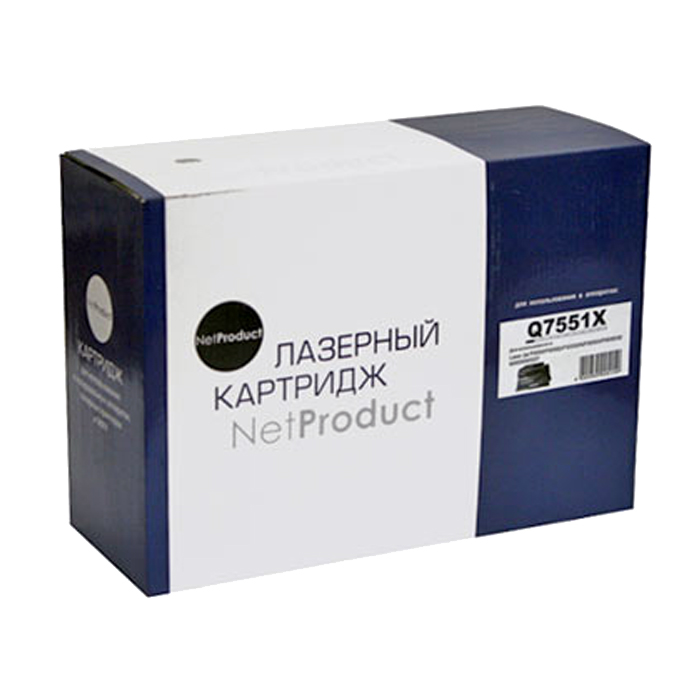 

Картридж лазерный NetProduct N-Q7551X (Q7551X), черный, 13000 страниц, совместимый, для LJ P3005/M3027MFP/M3035MFP