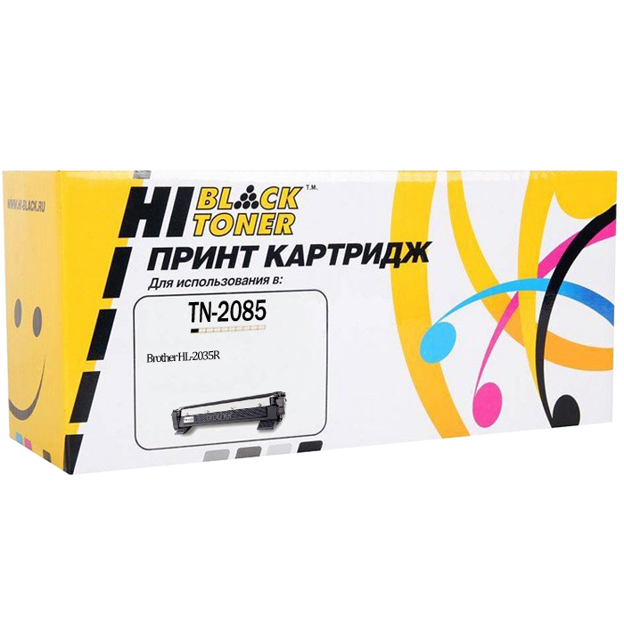 

Картридж лазерный Hi-Black HB-TN-2085 (TN-2085), черный, 1500 страниц, совместимый для Brother HL-2035R