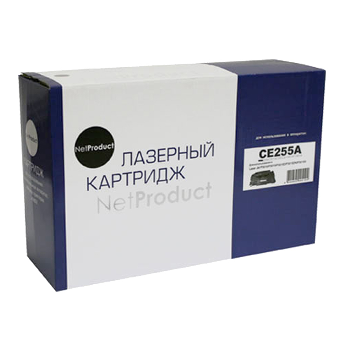 

Картридж лазерный NetProduct N-CE255A (CE255A), черный, 6000 страниц, совместимый, для LJ P3015, LJP M521, LJE 500 M525