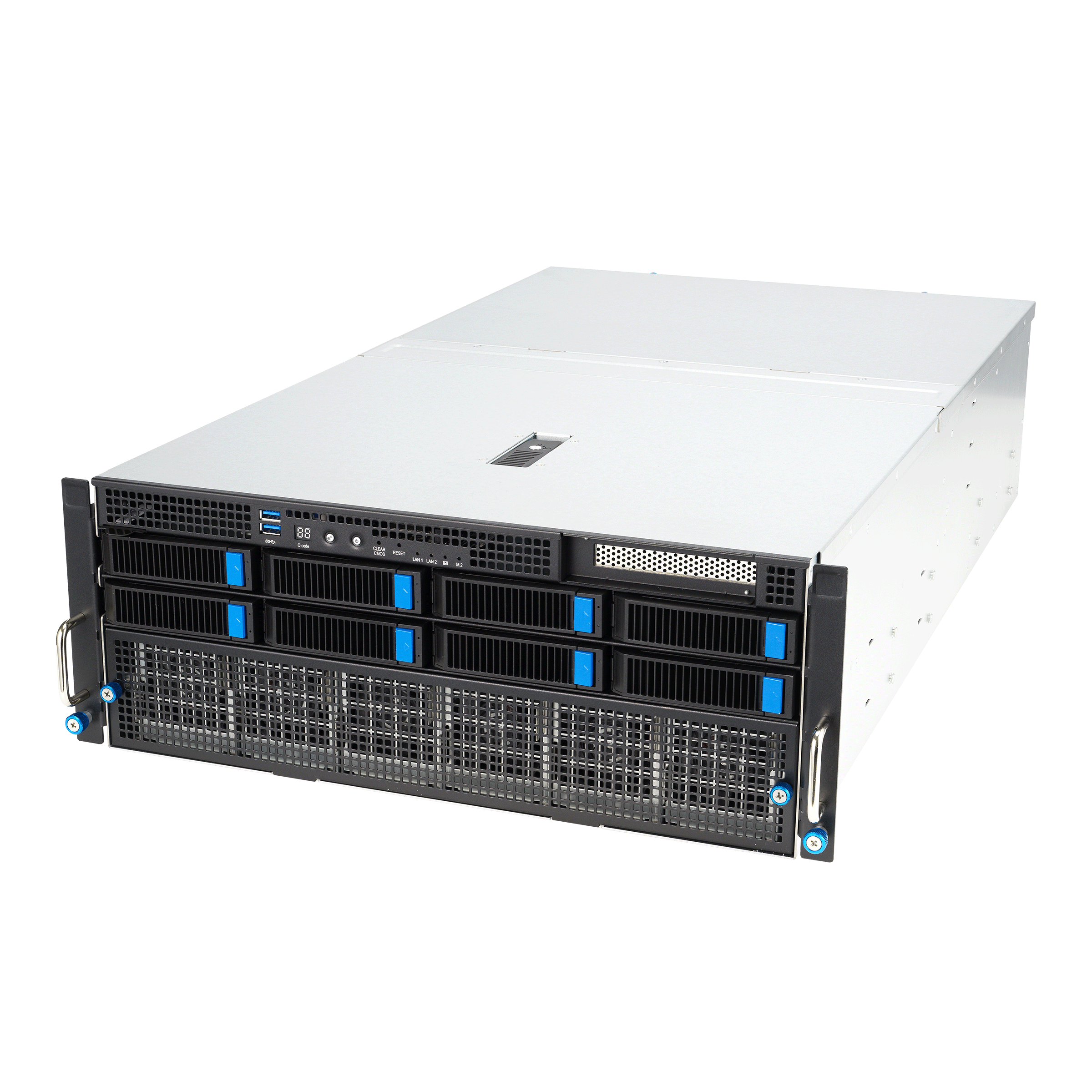 Серверная платформа ASUS ESC8000A-E12, 2xSP5, 24xDDR5, 8x2.5/3.5 HDD HS, Redundant 4x3000 Вт 4U (90SF02H2-M001J0)