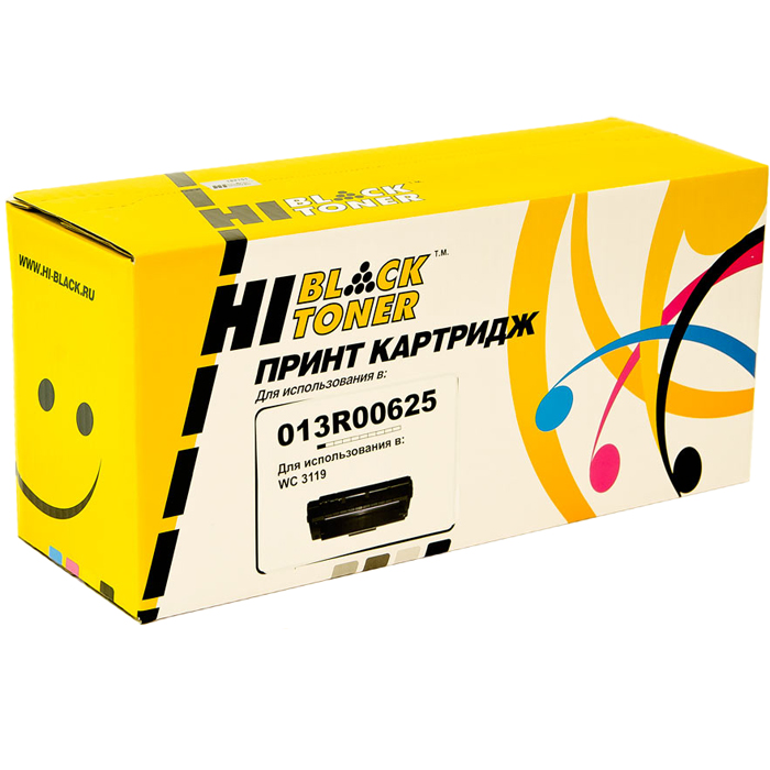 

Картридж лазерный Hi-Black HB-013R00625 (013R00625), черный, 3000 страниц, совместимый, для Xerox WC 3119