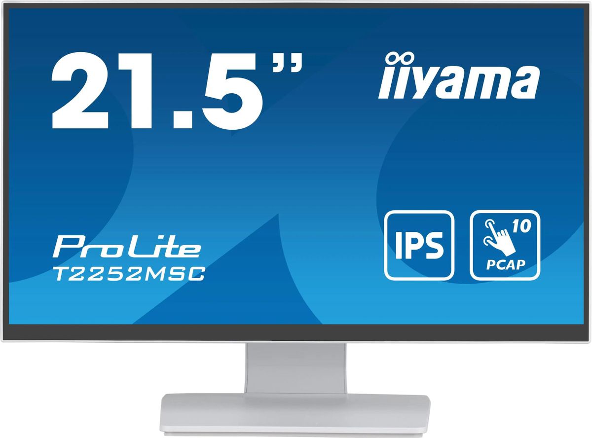 Монитор 21.5" Iiyama ProLite T2252MSC-W2 белый