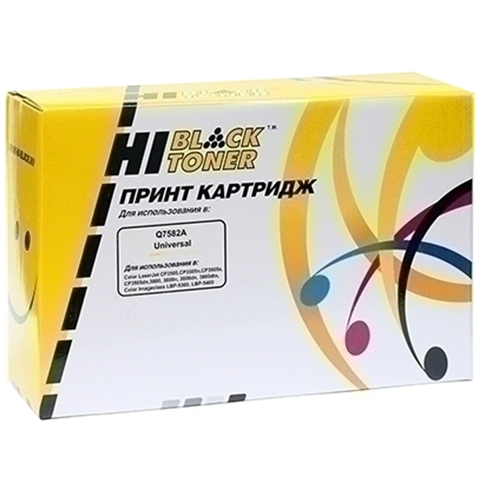 

Картридж лазерный Hi-Black HB-Q7582A (Q7582A), желтый, 6000 страниц, совместимый для CLJ 3800/3800dn/3800dtn/3800n, CP3505/CP3505dn/CP3505n/CP3505x, i-SENSYS MF8450, LBP-5300/LBP-5400