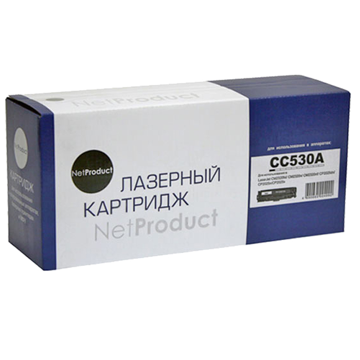 

Картридж лазерный NetProduct N-CC530A/№ 718 (CC532A/718), черный, 3500 страниц, совместимый для Color LaserJet CP2025/CM2320, LBP-7200