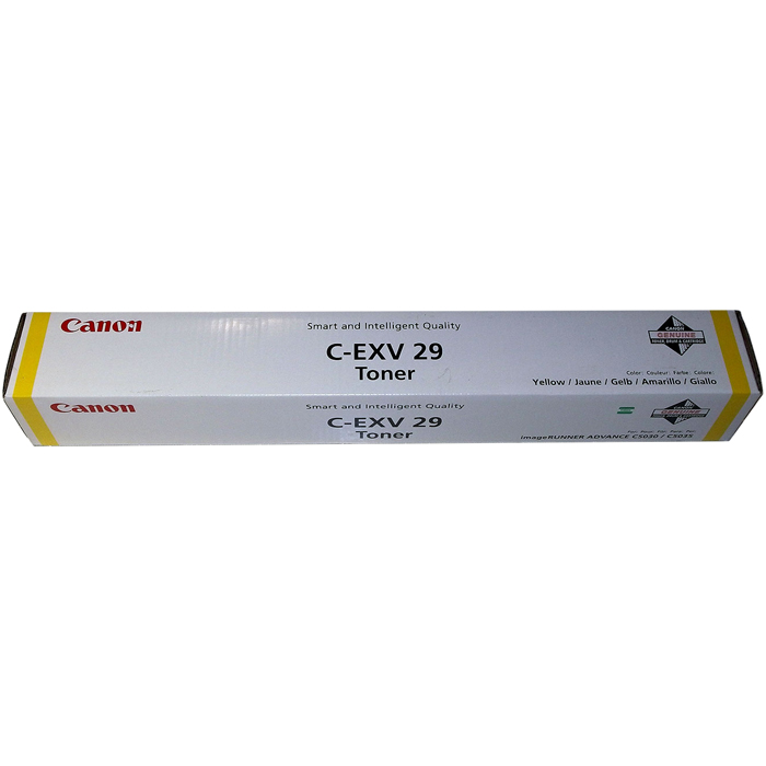

Картридж лазерный Canon C-EXV29Y/2802B002, желтый, 27000 страниц, оригинальный для Canon iR Advance-C5030 / C5035 / C5235 / C5240, C-EXV29Y