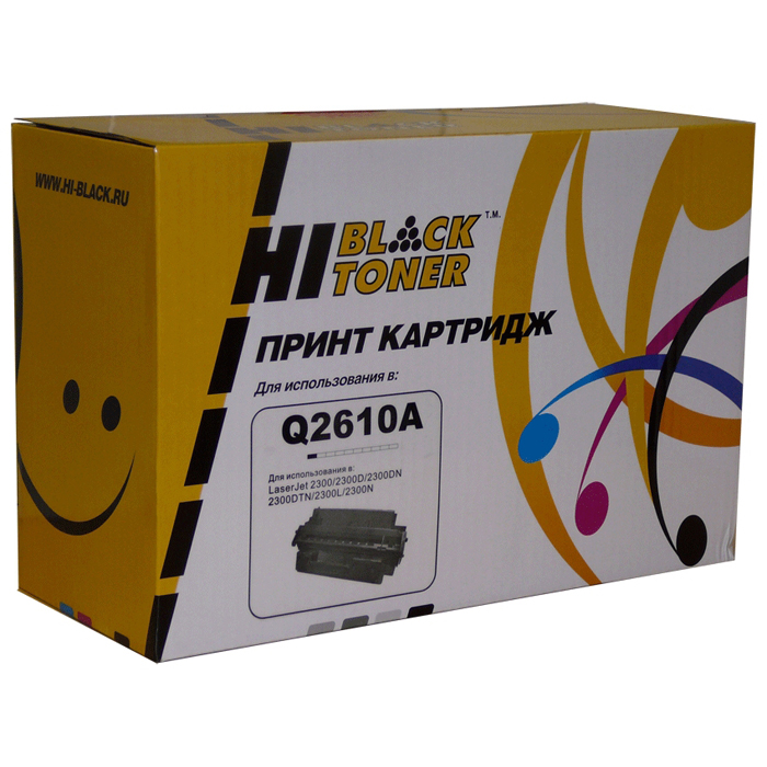 

Картридж лазерный Hi-Black HB-Q2610A (Q2610A), черный, 6000 страниц, совместимый для LaserJet 2300d / 2300dn / 2300dtn / 2300l / 2300n