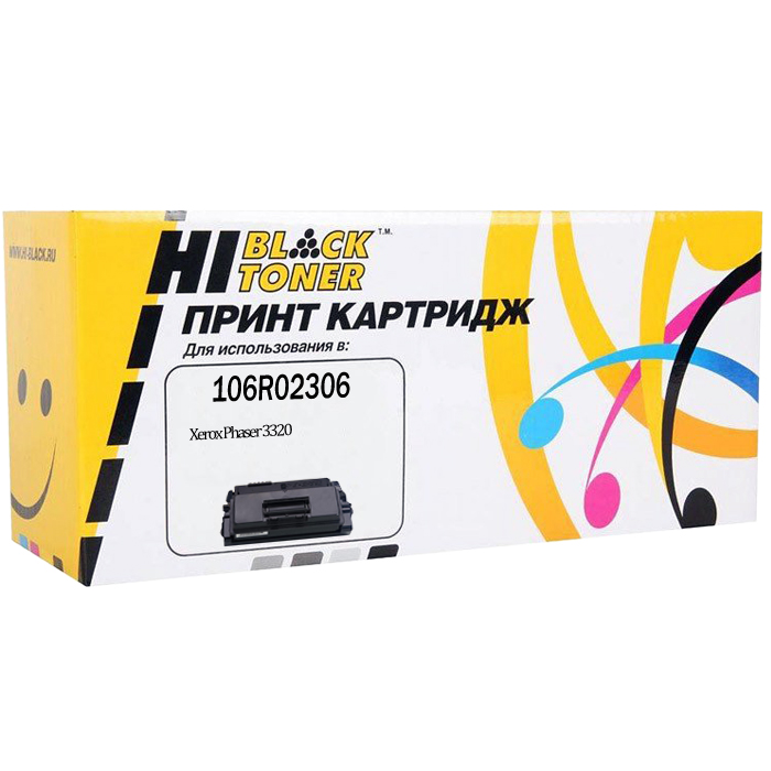 

Картридж лазерный Hi-Black HB-106R02306 (106R02306), черный, 11000 страниц, совместимый, для Xerox Phaser 3320