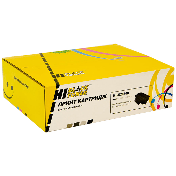 

Картридж лазерный Hi-Black HB-ML-D2850B (ML-D2850B), черный, 5000 страниц, совместимый, для Samsung ML-2850D, ML-2851ND, с чипом