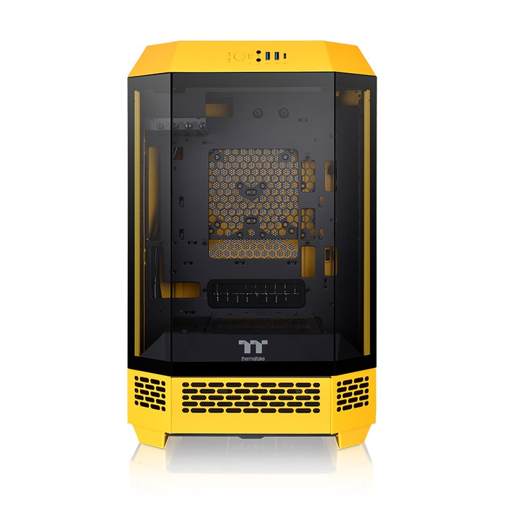 

Корпус Thermaltake The Tower 300 Bumblebee, mATX, Micro-Tower, 2xUSB 3.0, USB Type-C, желтый, без БП (CA-1Y4-00S4WN-00), 300 Bumblebee