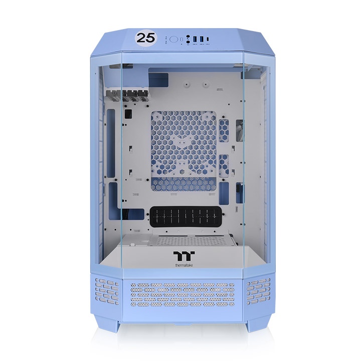 

Корпус Thermaltake The Tower 300 Hydrangea Blue, mATX, Micro-Tower, 2xUSB 3.0, USB Type-C, голубой, без БП (CA-1Y4-00SFWN-00), 300 Hydrangea Blue