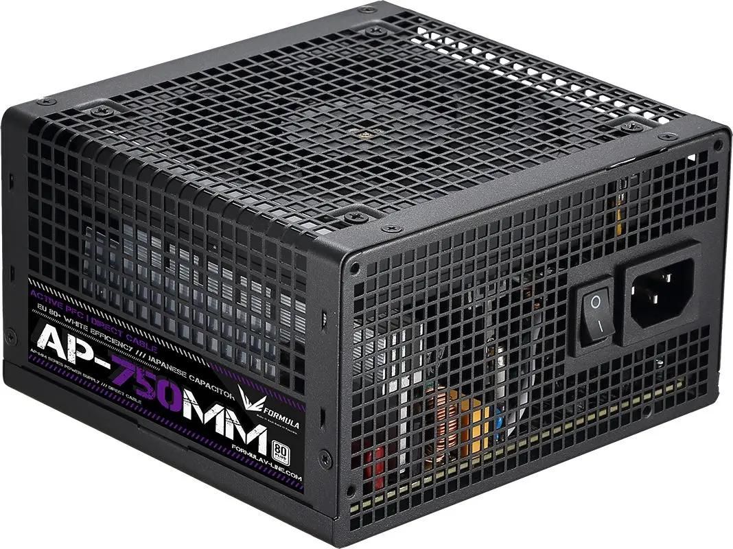 

Блок питания 750 Вт ATX Formula V AP-MM 750, 120 мм, 80 Plus, Retail (AP-750MM), 750