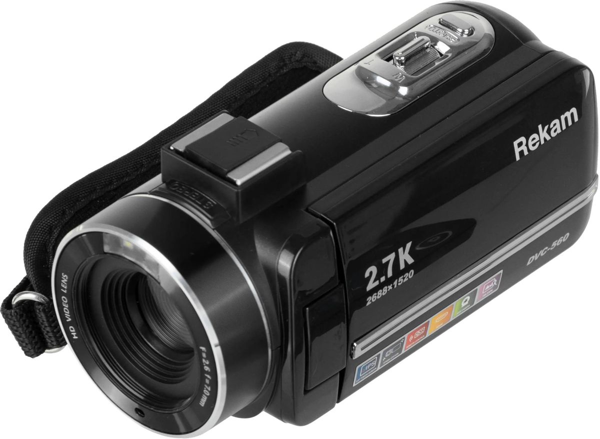 Видеокамера Rekam DVC-560, 30 Мпикс, черный (DVC-560)