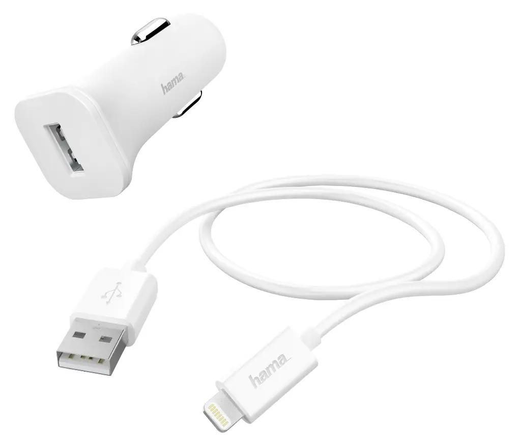 Автомобильное зарядное устройство Hama H-183291, USB
