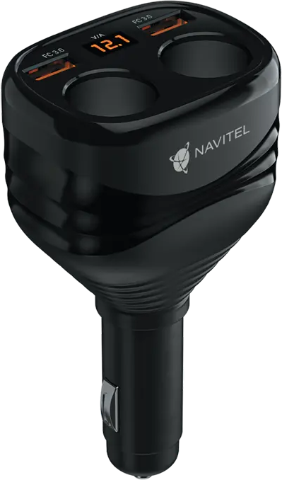 

Автомобильное зарядное устройство Navitel USP55 PRO, 2xUSB, 3А, QC, черный (USP55 PRO), USP55 PRO