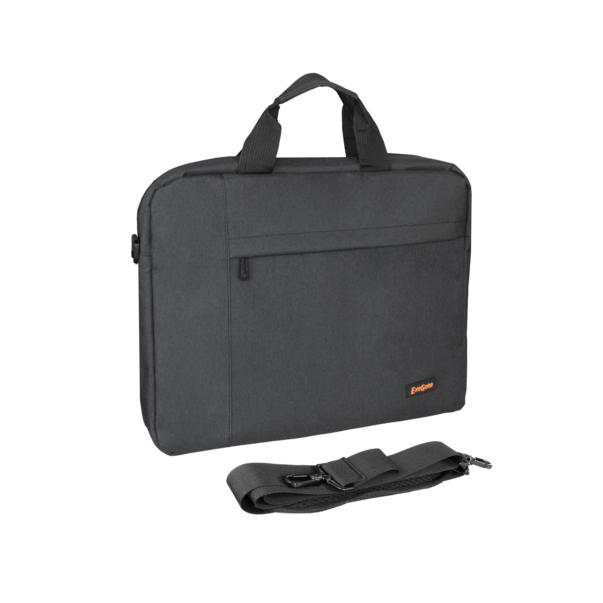 15.6" Сумка Exegate ECC-215 Black, темно-серый (EX283436RUS) Порез на боковой стороне