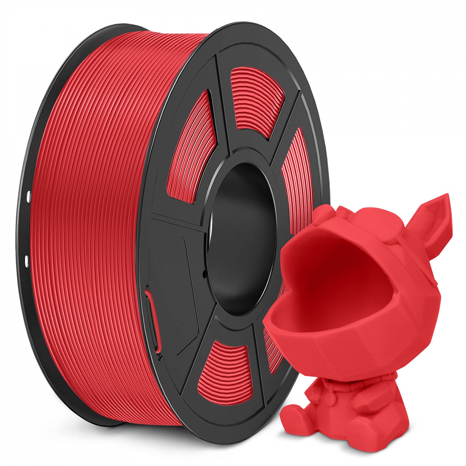 Пластик NV Print, PLA, 1.75 мм x 330 м, красный для 3D принтера (NV-3D-PLA-META-RED)