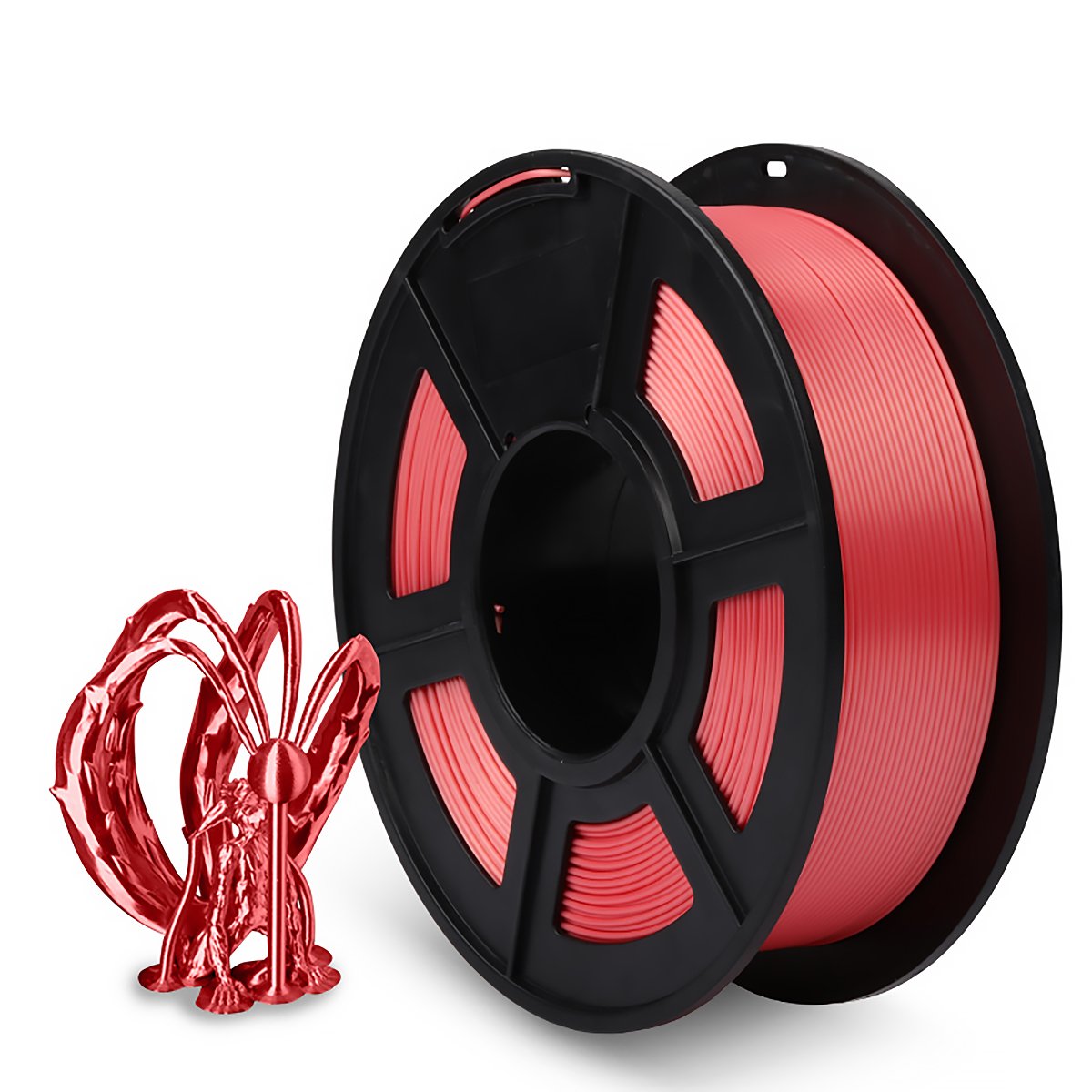 Пластик NV Print, PLA+, 1.75 мм x 330 м, красный для 3D принтера (NV-3D-SILK-PLA-P-CANDY-DANDY)