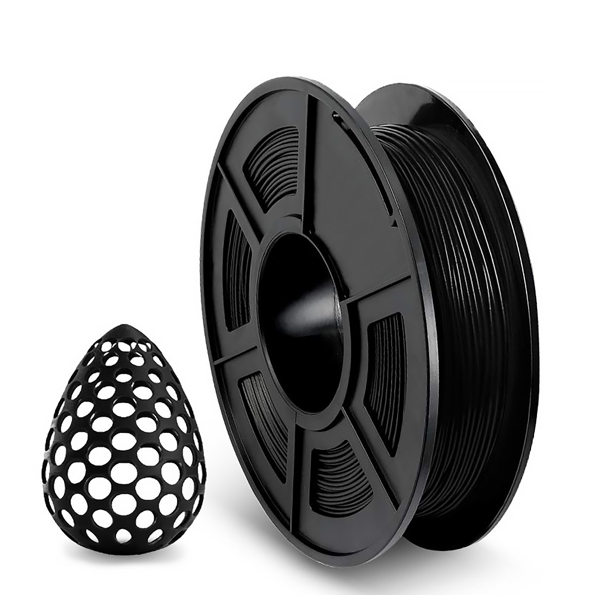 Пластик NV Print, TPU, 1.75 мм x 165 м, черный для 3D принтера (NV-3D-TPU-BLACK)