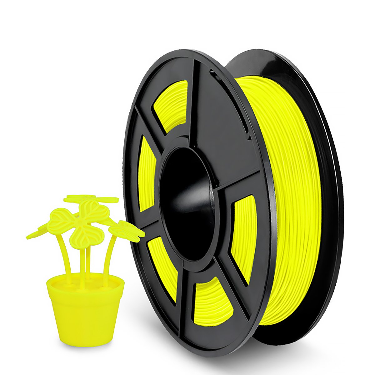 Пластик NV Print, TPU, 1.75 мм x 165 м, желтый для 3D принтера (NV-3D-TPU-YELLOW)