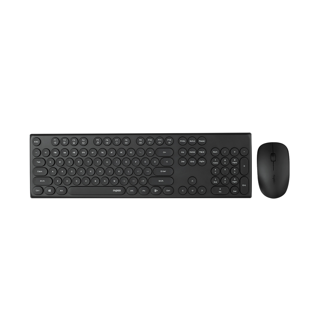 

Клавиатура + мышь Rapoo X260S, беспроводная, USB, черный (X260S-BL), X260S