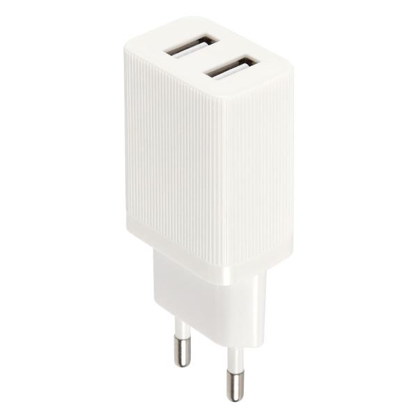 

Сетевое зарядное устройство PAVAREAL WC92 12 Вт, 2xUSB, EU, белый (УТ000033261), кабель USB Type C, WC92