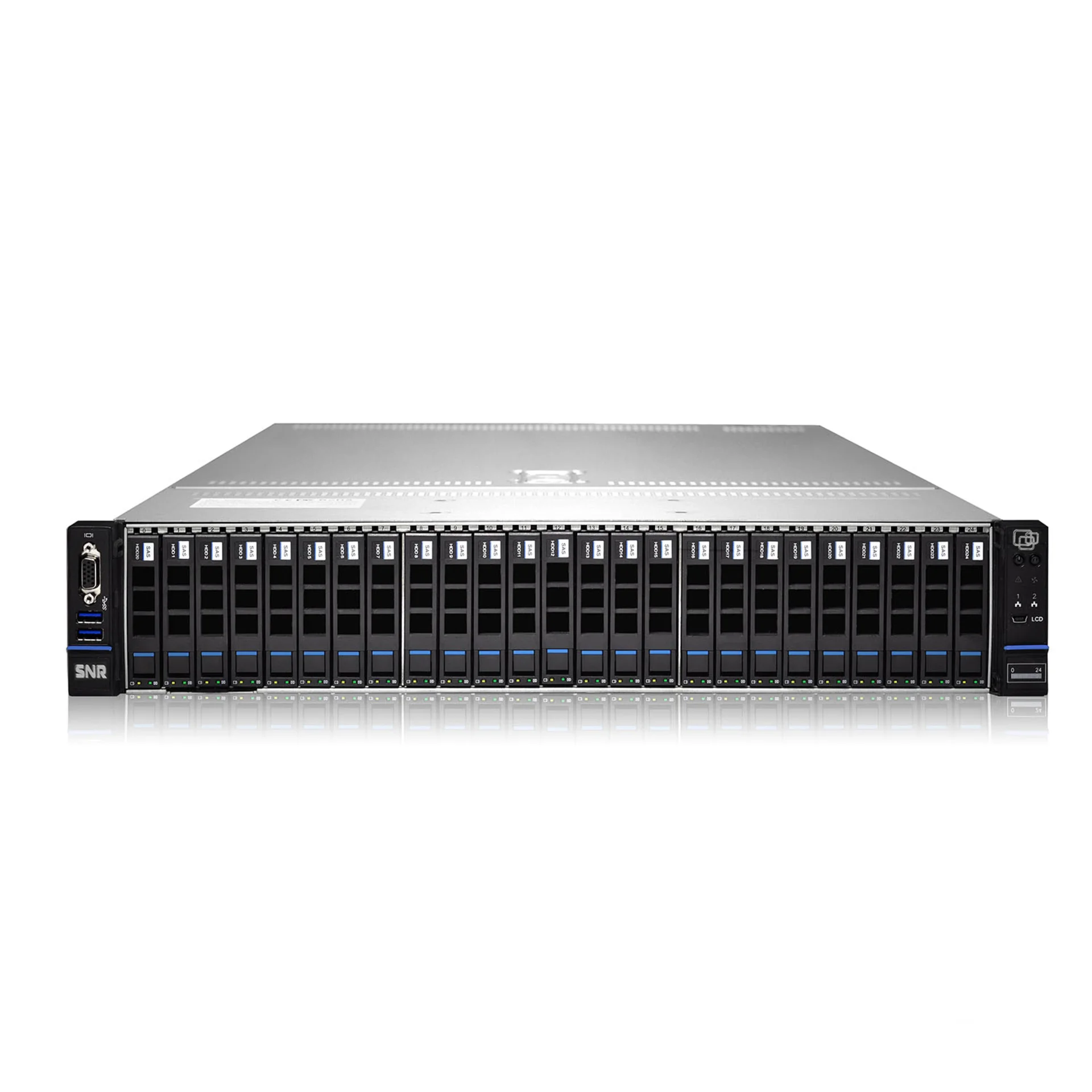 Серверная платформа SNR SR2225RS, 2xSocket3647, 24xDDR4, 25x2.5 HDD HS, Redundant 2x800 Вт 2U (SNR-SR2225RS)