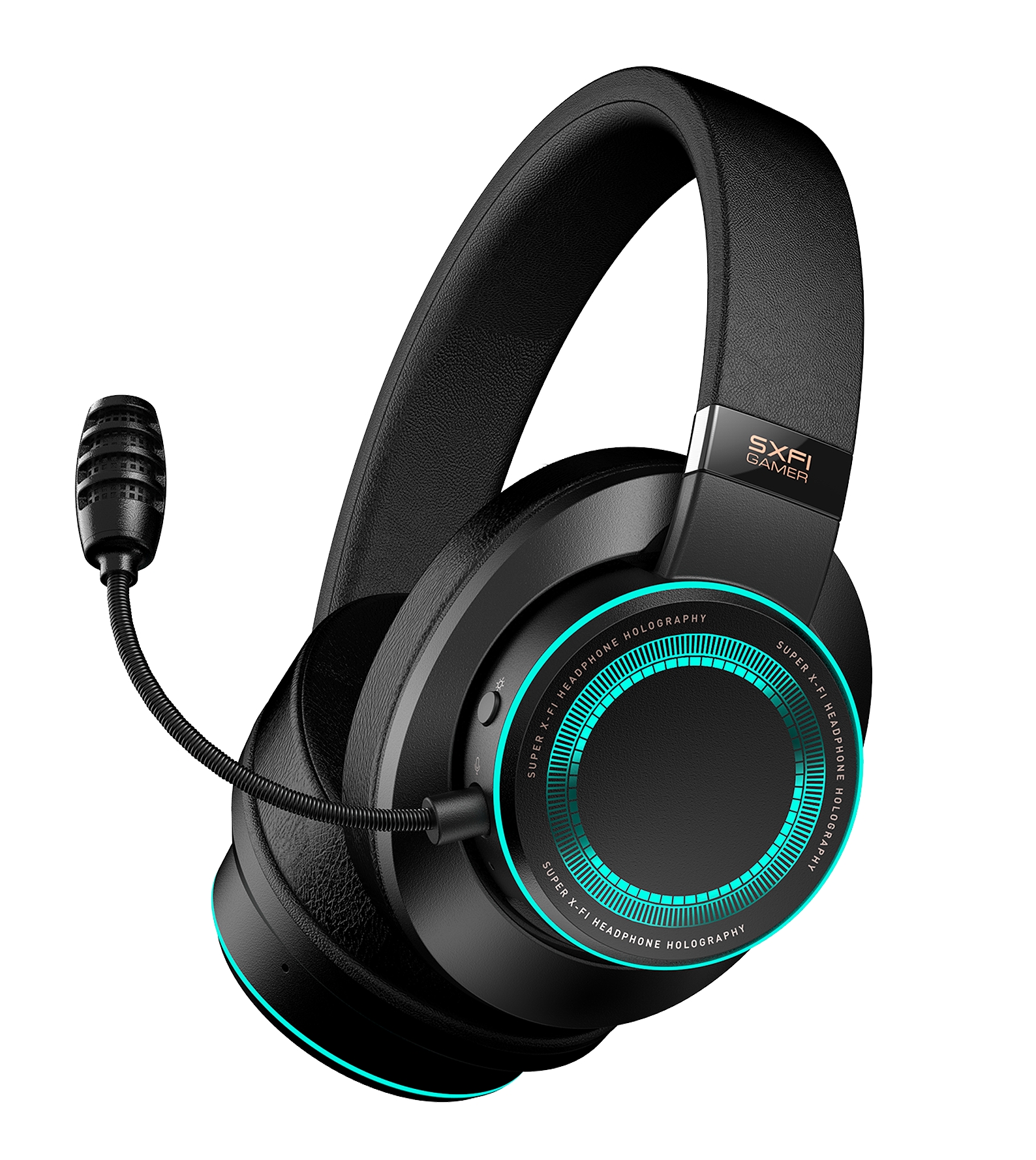 Беспроводная гарнитура Creative SXFI Air Gamer, черный (51EF0810AA005) б/у, незначительные следы эксплуатации, полный комплект
