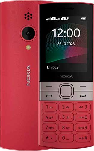 

Мобильный телефон Nokia 150 TA-1582, 2.4" 320x240 TFT, 1xCam, 2-Sim, 1450 мА·ч, micro-USB, красный, 150 TA-1582