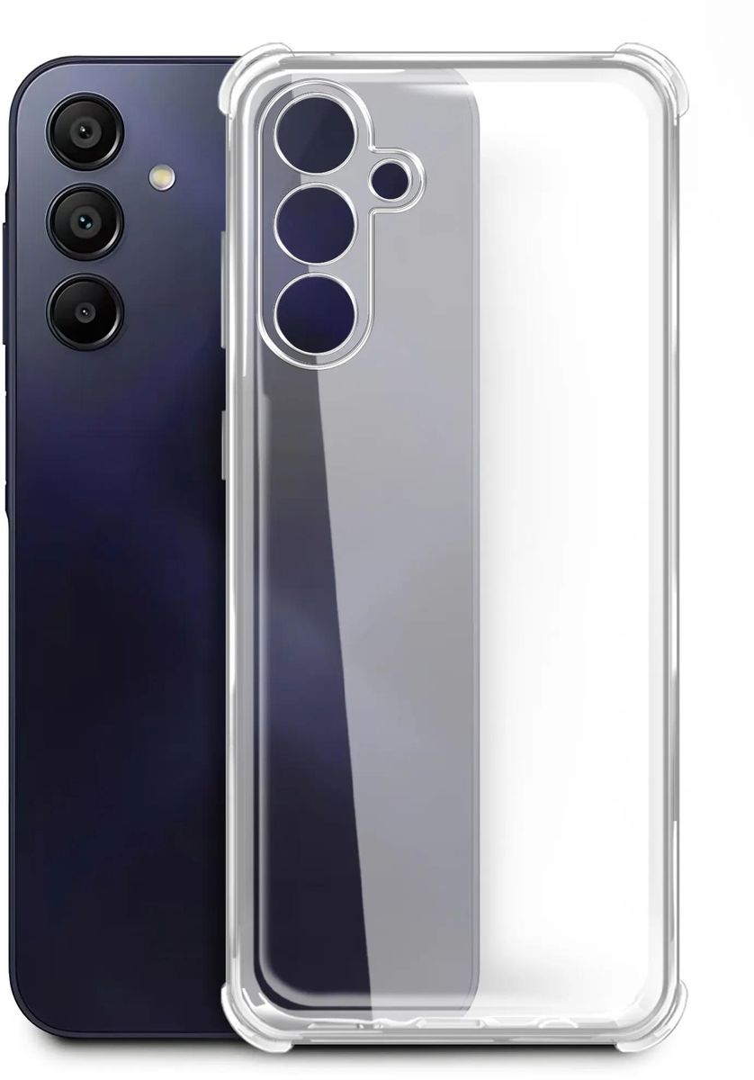 

Чехол-накладка BoraSCO для смартфона Samsung Galaxy A35, силикон, прозрачный (72883)