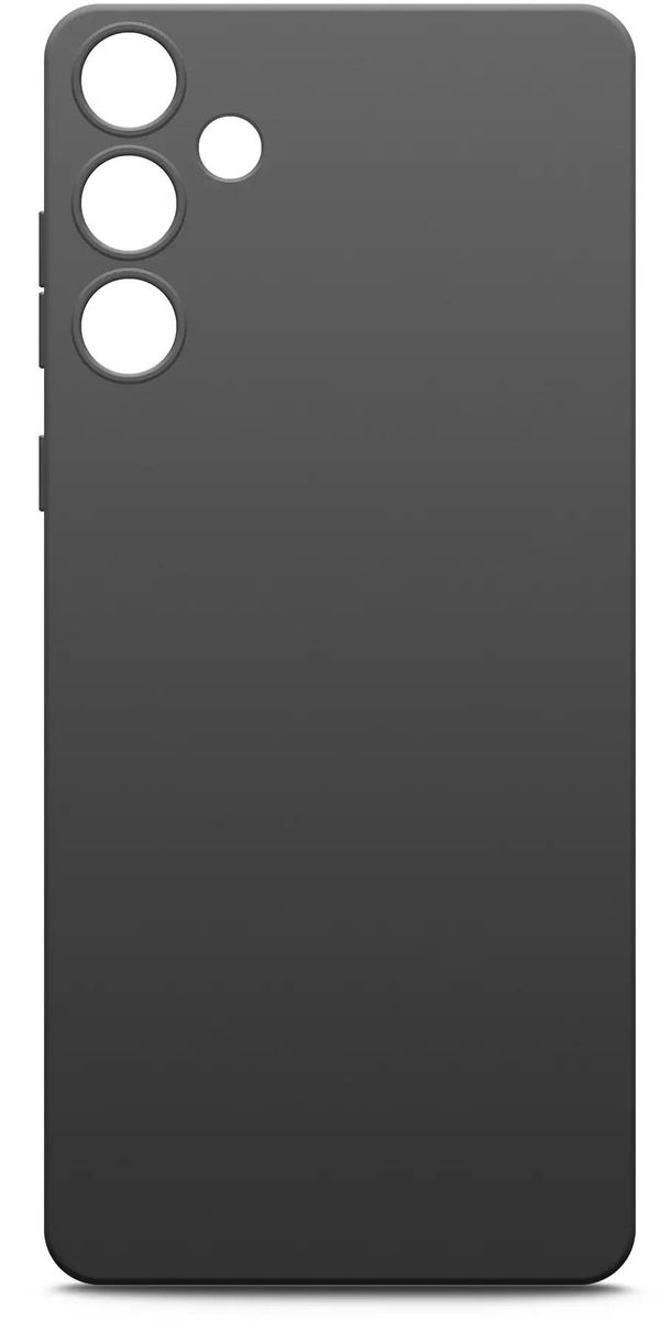 

Чехол-накладка BoraSCO для смартфона Samsung Galaxy A55, силикон, черный (72891)