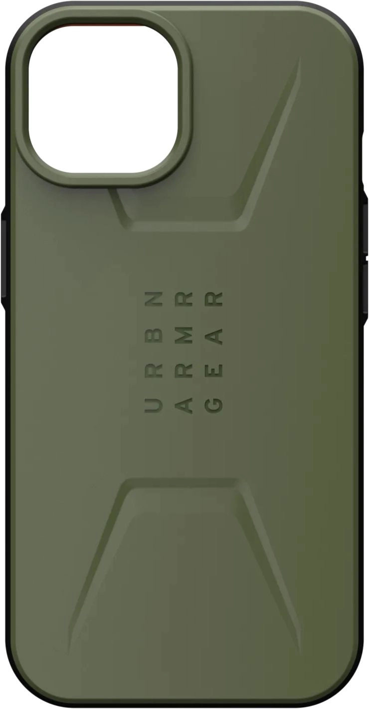 

Чехол-накладка UAG Civilian for MagSafe для смартфона Apple iPhone 14, оливковый (114036117272)