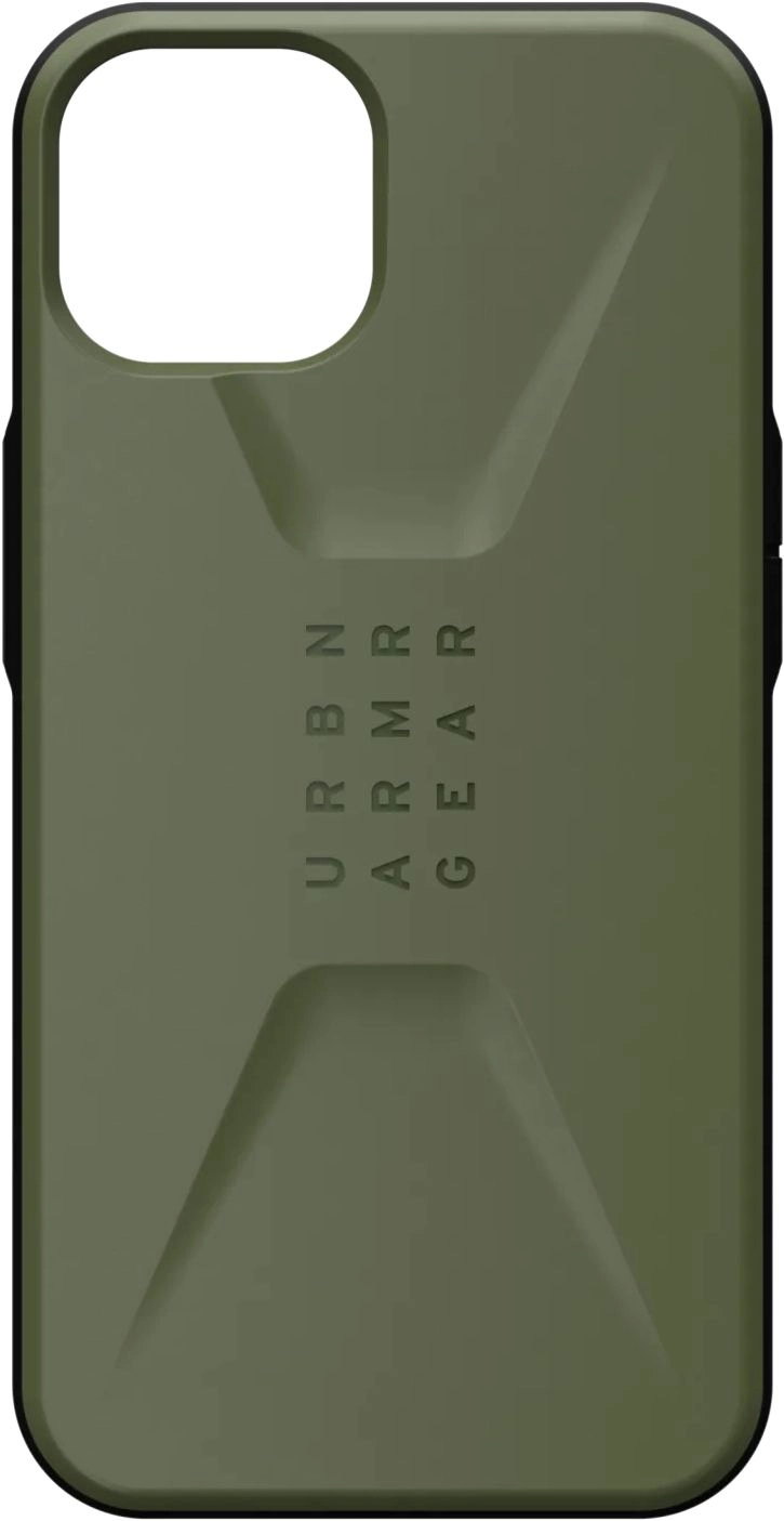 

Чехол-накладка UAG Civilian для смартфона Apple iPhone 14, оливковый (114040117272)
