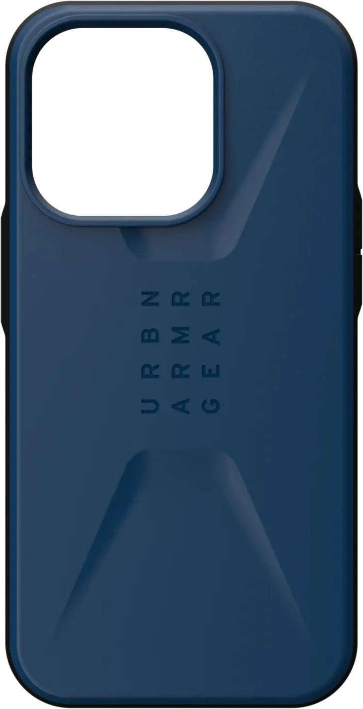 

Чехол-накладка UAG Civilian для смартфона Apple iPhone 14 Pro, синий (114042115555)