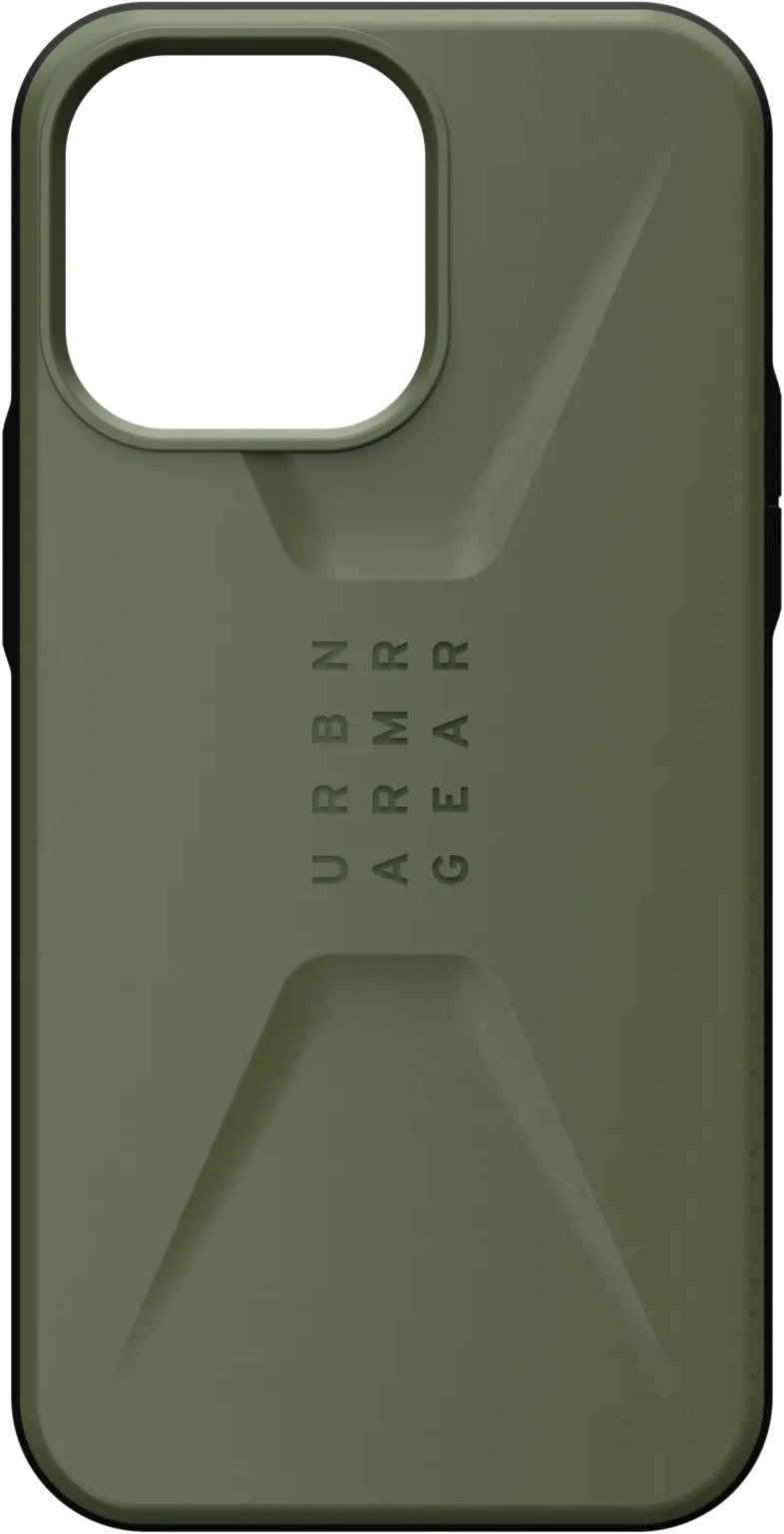 

Чехол-накладка UAG Civilian для смартфона Apple iPhone 14 Pro Max, оливковый (114043117272)