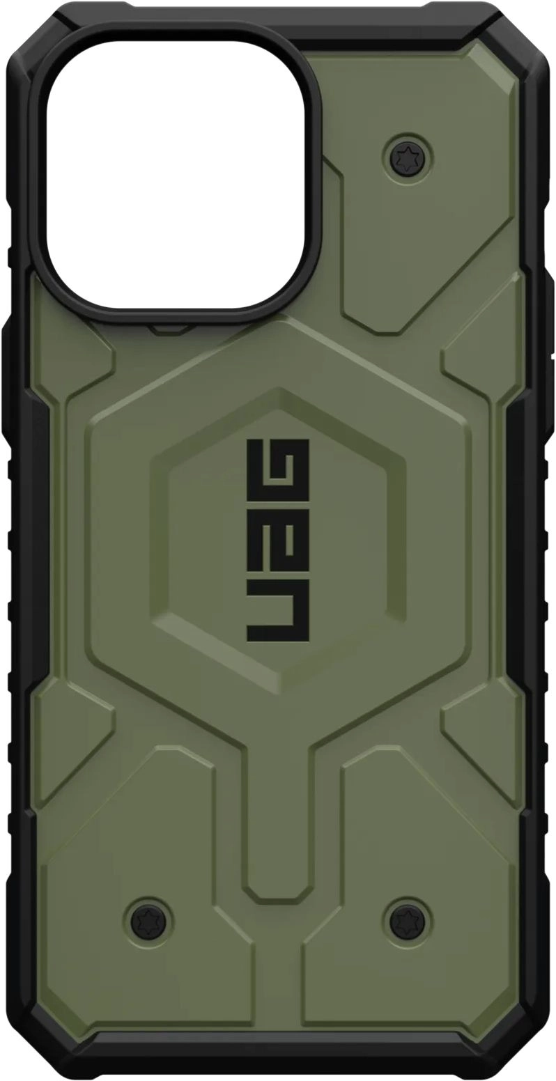 

Чехол-накладка UAG Pathfinder for MagSafe для смартфона Apple iPhone 14 Pro Max, оливковый (114055117272)
