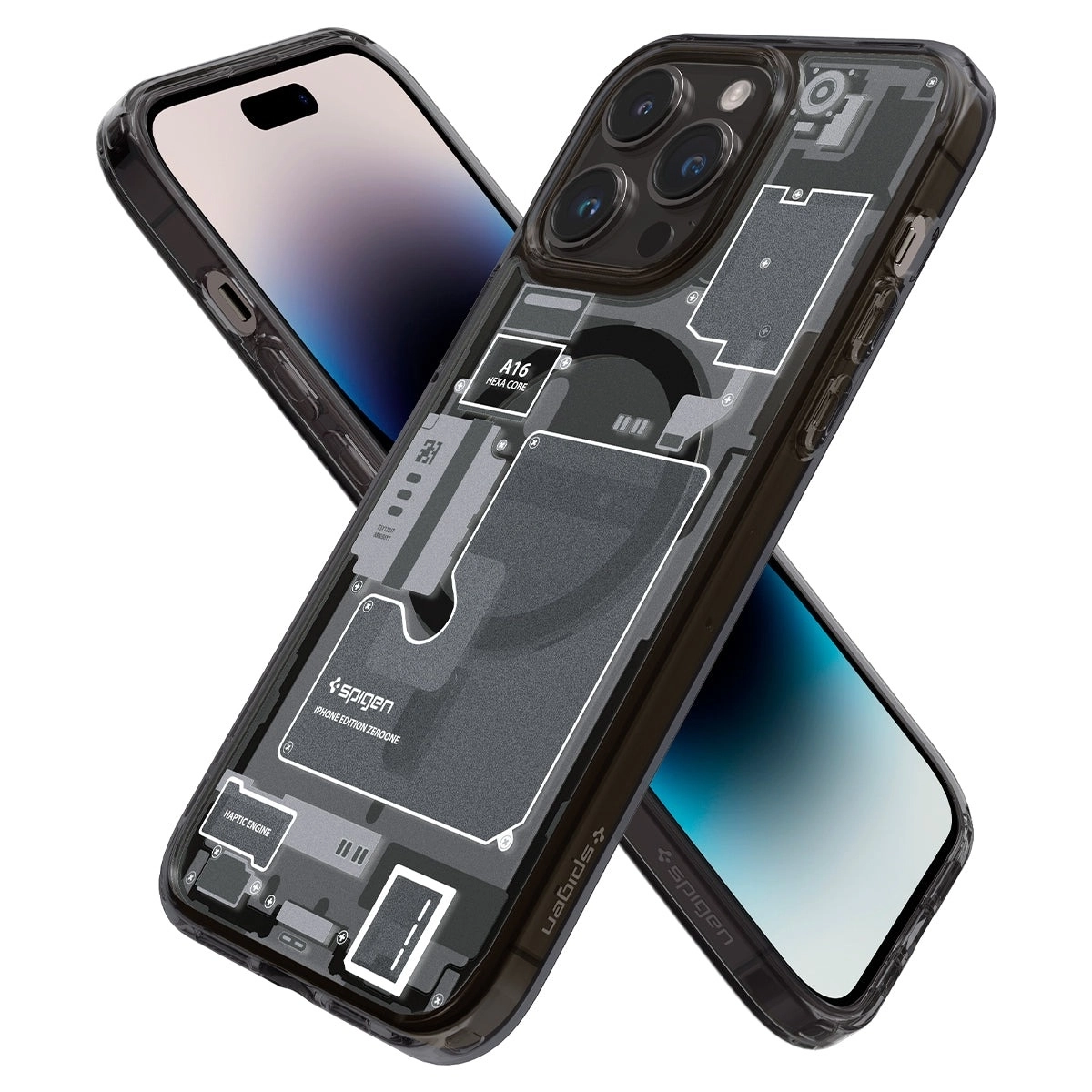 Чехол-накладка Spigen Ultra Hybrid (MagFit) для смартфона Apple iPhone 14  Pro Max, TPU, поликарбонат, темно-серый, 1278324 купить по цене 4108 руб в  Новосибирске в интернет-магазине e2e4