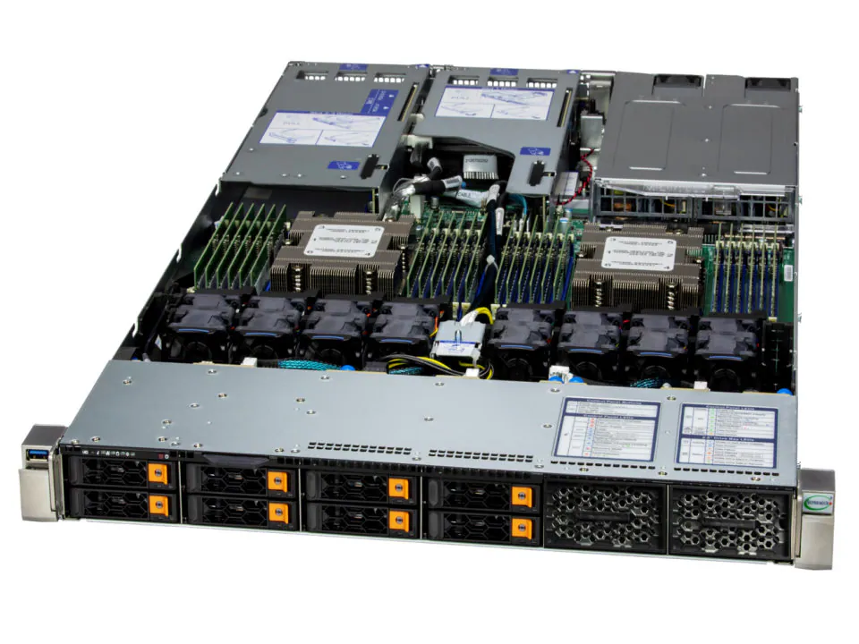 

Сервер Supermicro Hyper A+ AS-1125HS-TNR, 2xAMD EPYC 9224, 4x32Gb RAM, 1x960Gb NVMe SSD, 8x2.5" HS, noDVD, 2x10GLAN, IPMI, 2x1200 Вт (up2), 1U (AS-1125HS-TNR.), AS-1125HS-TNR