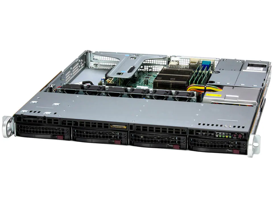 

Серверная платформа SuperMicro SYS-511R-M, 1xSocket1700, 4xDDR5, 4x3.5 HDD HS, 2xM.2-PCI-E, 2xGLAN, IPMI, Redundant 1x600 Вт, 1U (CSE-813MF2TS-R0RCNBP), SYS-511R-M