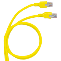 

Патч-корд FTP кат.6a, 2 м, RJ45-RJ45, желтый, Legrand 051781 (051781), 051781