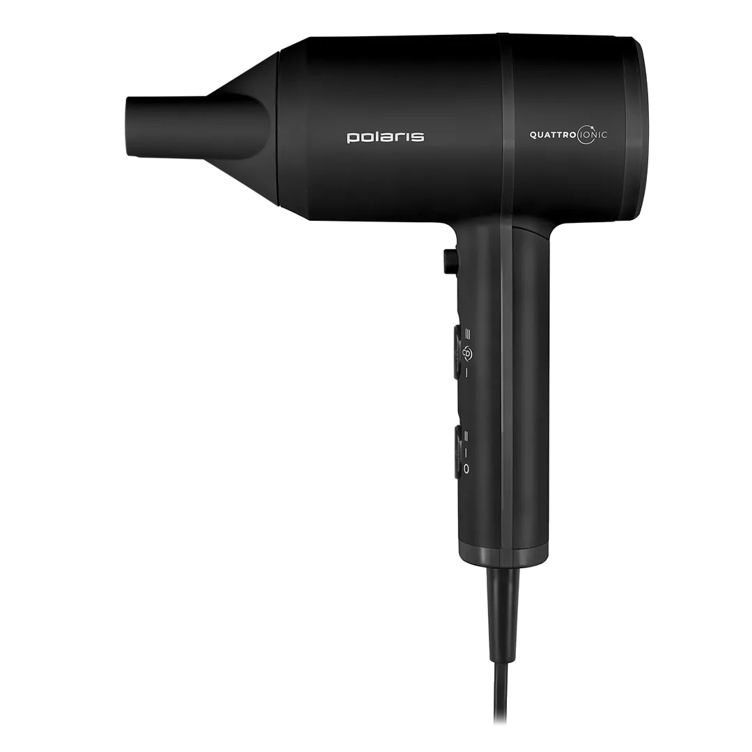 Фен Polaris PHD 2044Ti Quattro Ionic 1.9 кВт, режимов: 3, насадок: 2