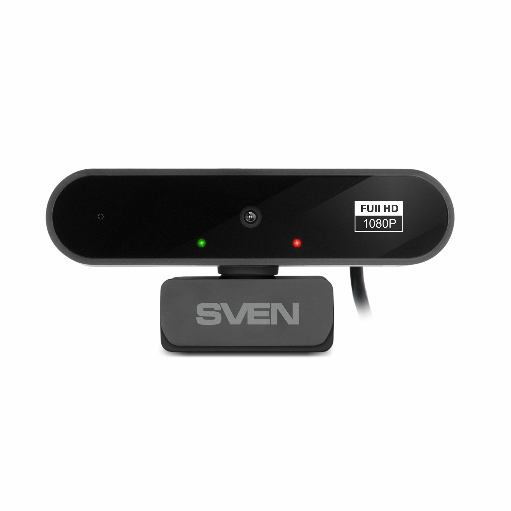 

Вебкамера Sven IC-965, 2 MP, 1920x1080, встроенный микрофон, USB 2.0, черный (SV-020934), IC-965