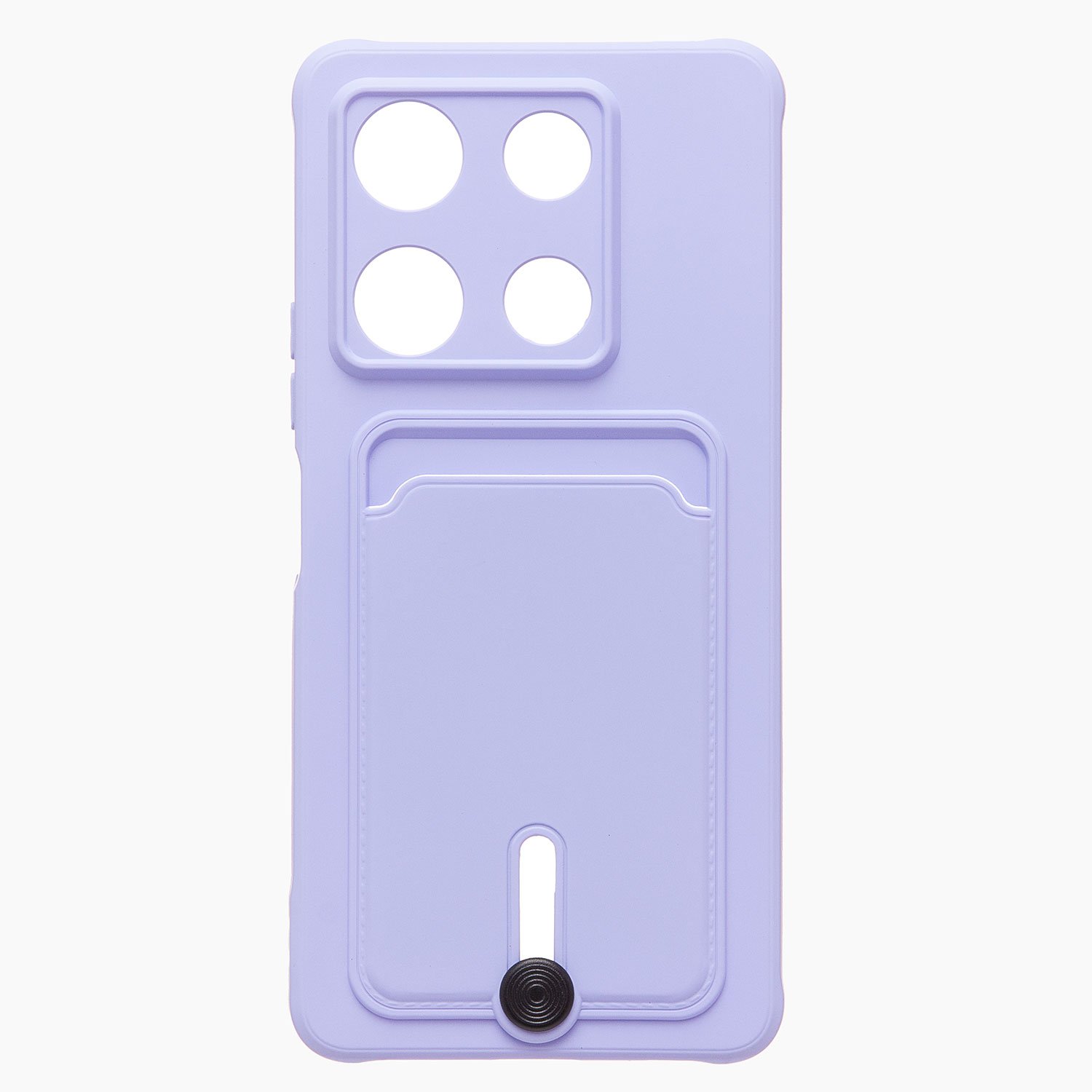 Чехол-накладка Activ SC304 с кардхолдером для смартфона Infinix Note 30 Pro, пластик/силикон, светло-фиолетовый (228183)